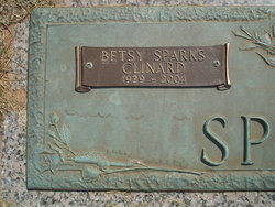 Betty Tate “Betsy” <I>Sparks</I> Clinard 