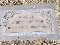 Clara Bell <I>Collins</I> Dickson 