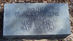 Frances <I>Fortune</I> Bailey 