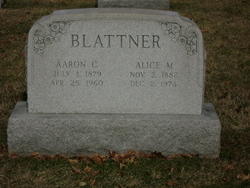 Alice Minerva <I>Schultz</I> Blattner 