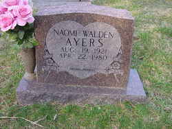 Naomi Walden <I>Saylor</I> Ayers 