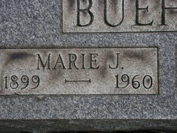 Marie J. <I>Dubel</I> Buehler 