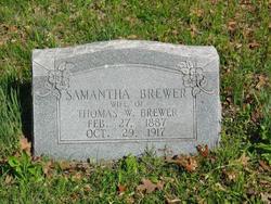 Samantha C. <I>Perkins</I> Brewer 