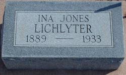 Ina Violet <I>Jones</I> Lichlyter 