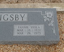 Fannie Viola <I>Hogan</I> Grigsby 
