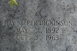 Emma May <I>Nipper</I> Dickinson 