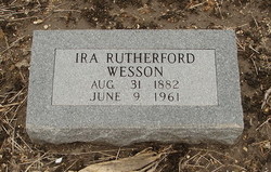 Ira Rutherford Wesson Sr.
