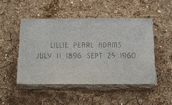 Lillie Pearl <I>Heath</I> Adams 