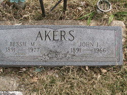 Bessie May <I>Walker</I> Akers 