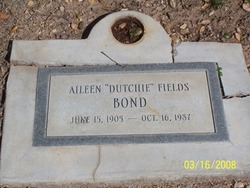 Aileen “Dutchie” <I>Fields</I> Bond 
