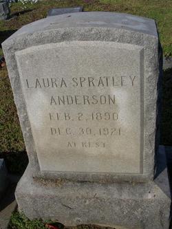 Mrs Laura Spratley <I>Spratley</I> Anderson 