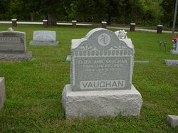 Eliza Ann <I>Reynolds</I> Vaughan 