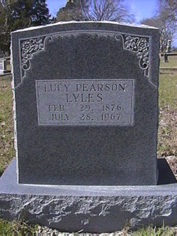 Lucy Pearson <I>White</I> Lyles 