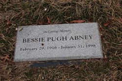 Bessie P <I>Pugh</I> Abney 
