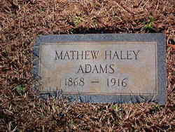 Mathew Haley Adams 