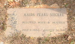 Pearl Maida “Maida” <I>Avey</I> Stickel 