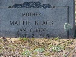 Mattie <I>Davis</I> Black 