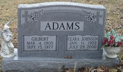 Clara <I>Johnson</I> Adams 