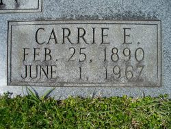 Carrie Elizabeth <I>Carlisle</I> Holiman 