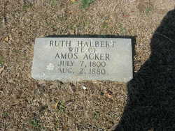 Ruth <I>Halbert</I> Acker 