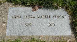 Anna Laura <I>Markle</I> Vimont 