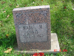 Mabel M Davis 