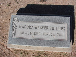 Madora Adeline “Addie” <I>Weaver</I> Phillips 