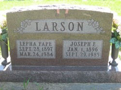 Lepha <I>Pape</I> Larson 