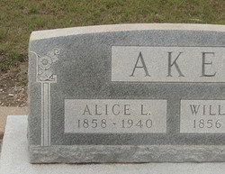 Alice <I>Livengood</I> Ake 