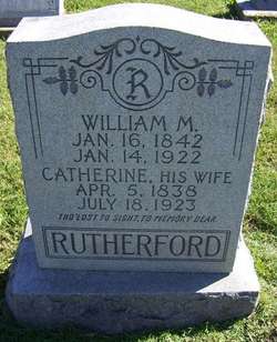 Catherine “Cate” <I>Morrell</I> Rutherford 
