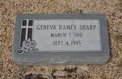Geneva Ruth <I>Ramey</I> Sharp 