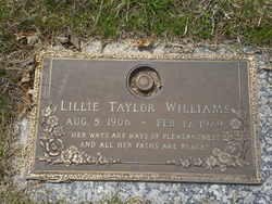 Lillie Mae <I>Taylor</I> Williams 