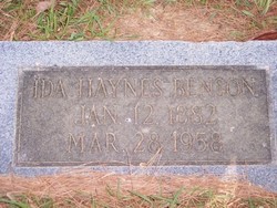 Ida <I>Haynes</I> Benson 