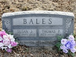 Susan Jane <I>Mapes</I> Bales 