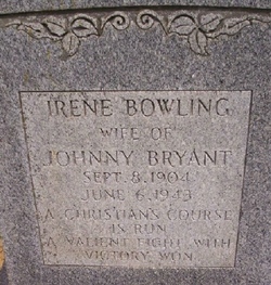Irene <I>Bowling</I> Bryant 