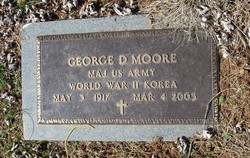 Maj George Donald Moore 