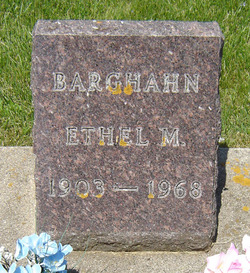 Ethel Marie <I>Brown</I> Barghahn 