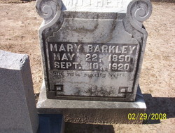 Mary E. “Polly” <I>Drake</I> Barkley 