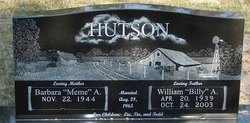 William Andrew “Bill” Hutson 