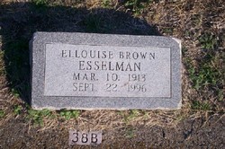 Ellouise <I>Brown</I> Esselman 