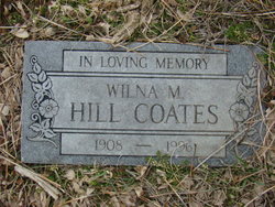 Wilna M. <I>Hill</I> Coates 
