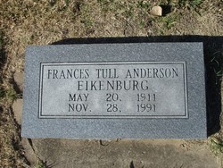 Frances <I>Tull</I> Anderson Eikenburg 