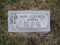 Mary Elizabeth <I>Lambeth</I> Ogle-Adkins 
