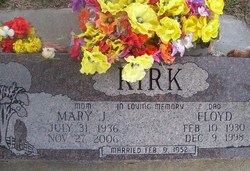 Mary Jane <I>Rayon</I> Kirk 