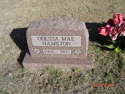 Odessa Mae <I>Harkins</I> Hamilton 
