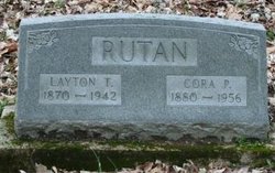 Cora Pauline <I>Curtis</I> Rutan 