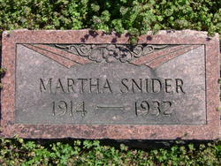 Martha Opal Snider 