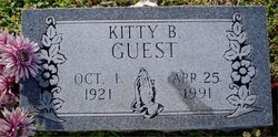 Jacqueline “Kitty” <I>Beck</I> Guest 
