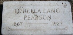 Louella <I>Lang</I> Pearson 