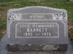 Effie <I>Hammonds</I> Barrett 